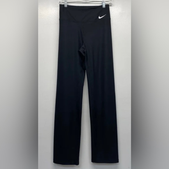 Nike Women’s Dry-Fit Black Mid Rise Pull-On Yoga Pants Size Large NWOT - Picture 4 of 10
